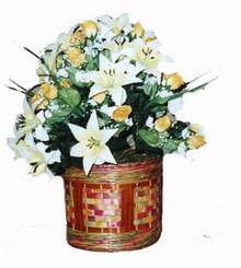 yapay karisik çiçek sepeti   Kahramanmaraş İnternetten çiçek siparişi 