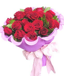 12 adet kırmızı gülden görsel buket  Kahramanmaraş çiçek online çiçek siparişi 